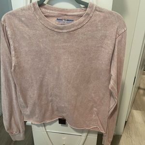 washed long sleeve tees